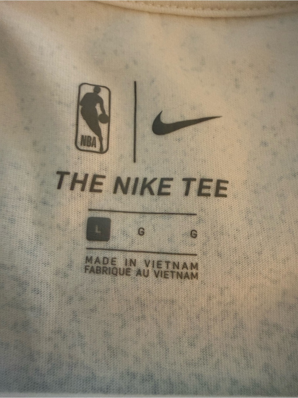 Nike White Miami Script Short-Sleeve Tee with Pink & Blue Accents - Picture 2 of 3